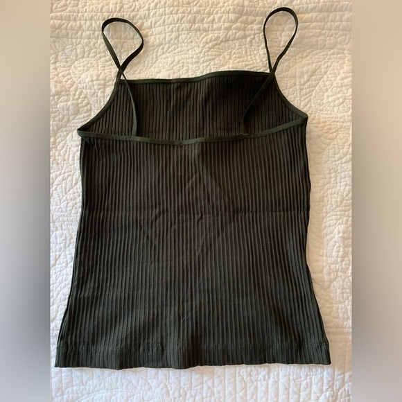 Aritzia - Wilfred - Dark Green Tank - Picture 2 of 3